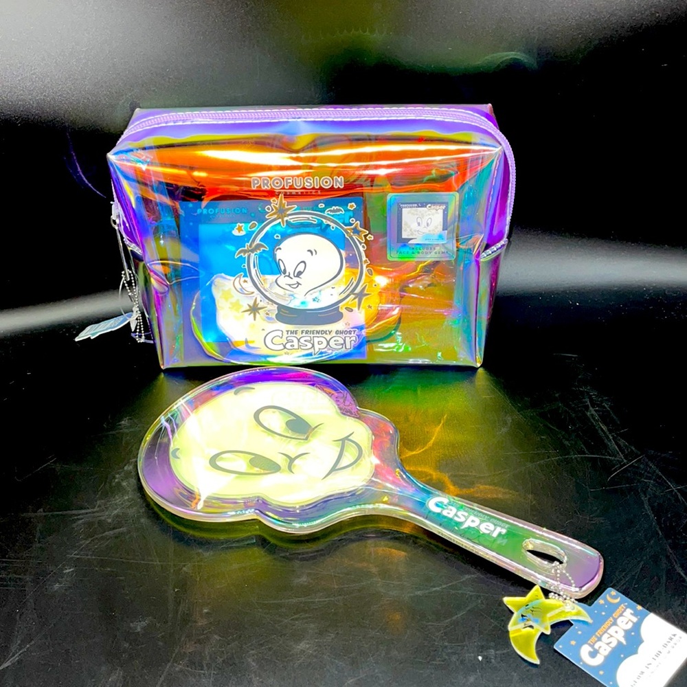 Holiday SALE 🎁⬇️ Casper Iridescent make up bag & mirror